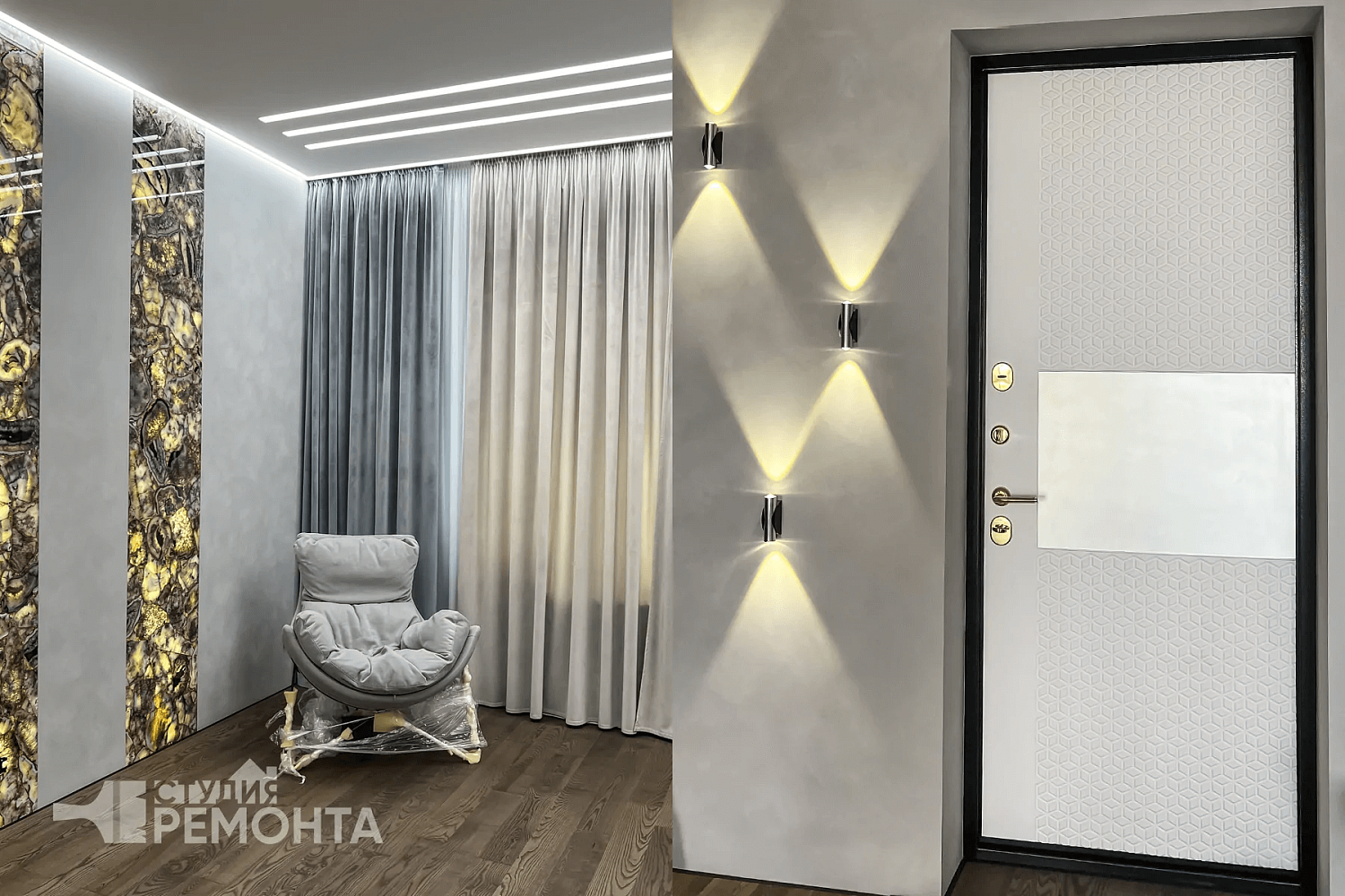 Квартира с натуральным камнем в Измайлово